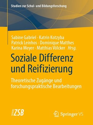cover image of Soziale Differenz und Reifizierung